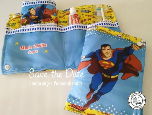 Kit Dental Luxo - Super Homem