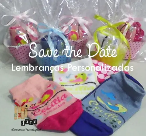 Meias Personalizadas - Passarinhos