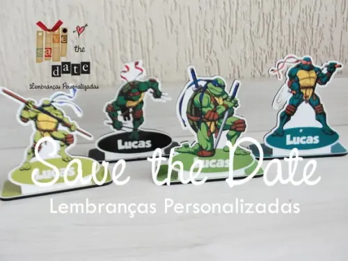 Porta Guardanapo MDF - Tartarugas Ninjas