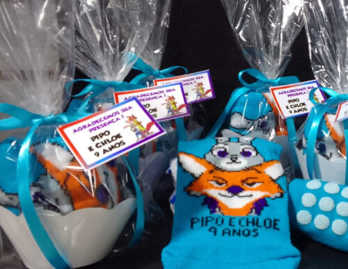 Meias personalizadas Zootopia
