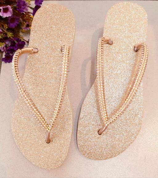 Havaianas Sublimada - Brilho Dourado