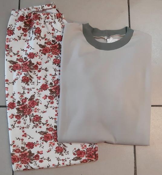 Pijama de Inverno Moletinho Flanelado Tam.g- Feminino