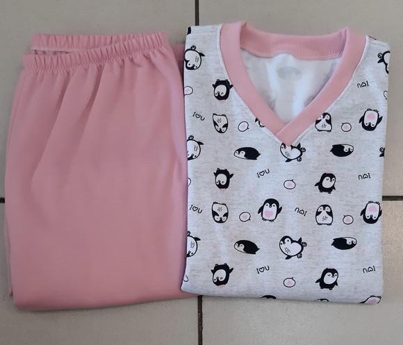 Pijama Inverno Moletinho Flanelado - Feminino