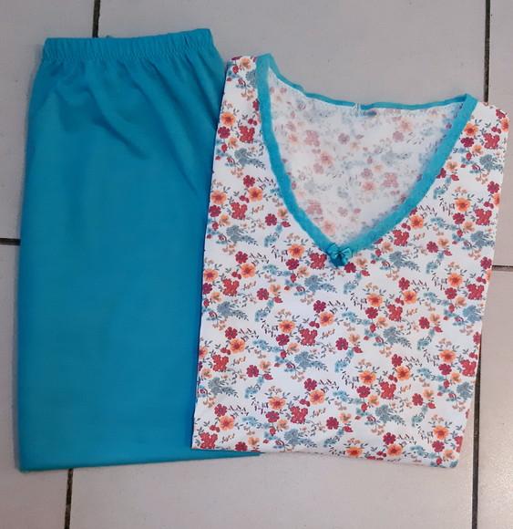 Pijama Pescador Malha Algodão Feminino