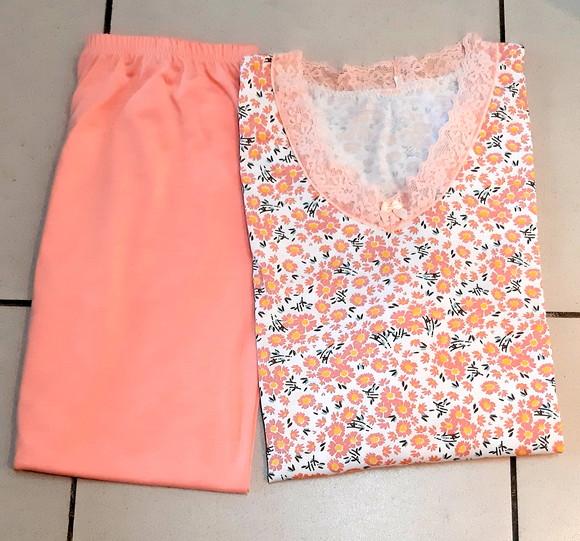 Pijama de Inverno Malha Algodão Feminino Tam.GG
