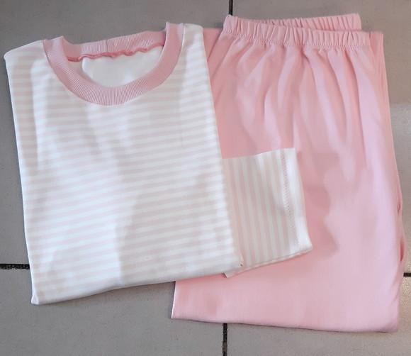Pijama Longo Feminino - Malha Suedine
