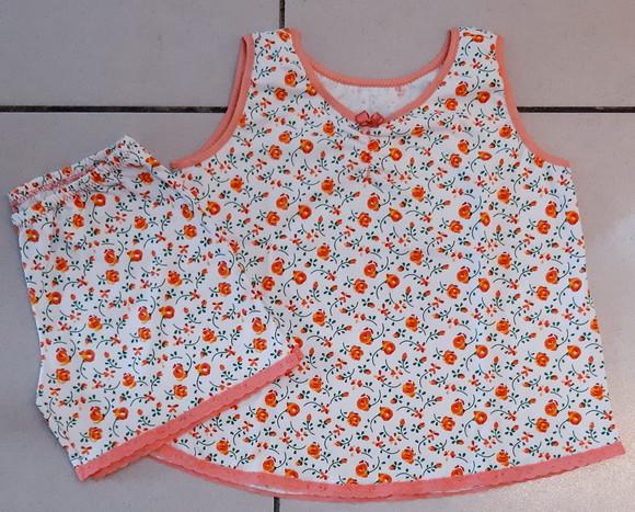 Pijama Curto Tam.06 - Malha Fem.