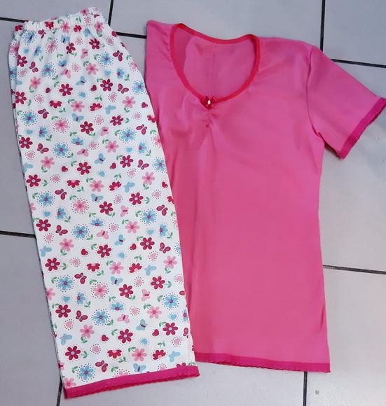 Pijama Pescador Malha Algodão Feminino