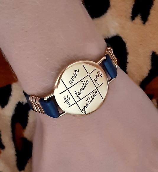 Pulseira em Couro - Família