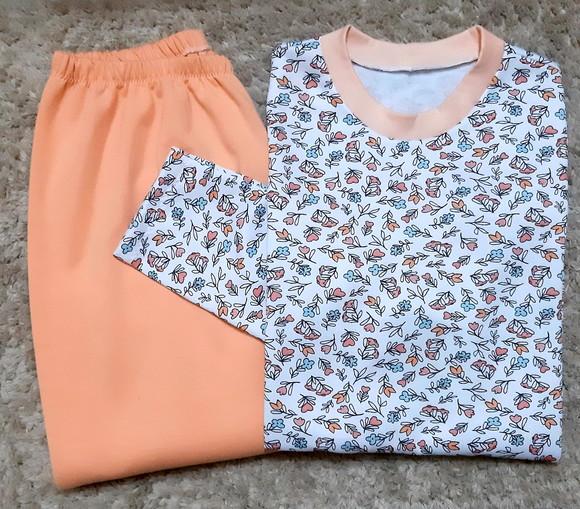 Pijama de Inverno Moletinho Flanelado - Feminino.