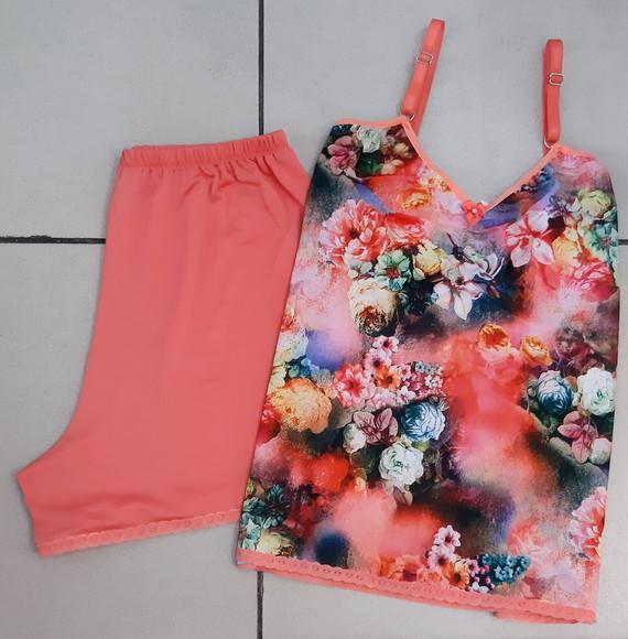 Pijama Curto Tam.G - Malha Fria Fem.