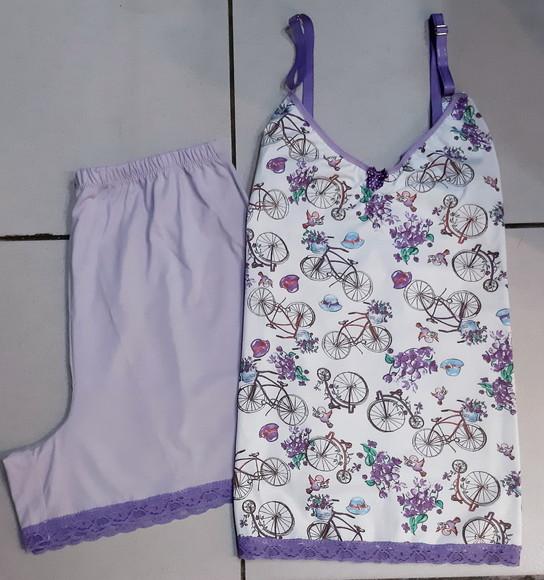 Pijama Feminino de Verão Tam.g - Malha