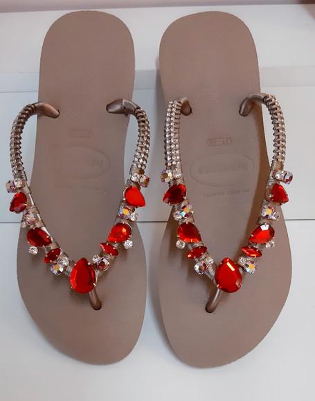 Havaianas Pedrarias - Vermelha