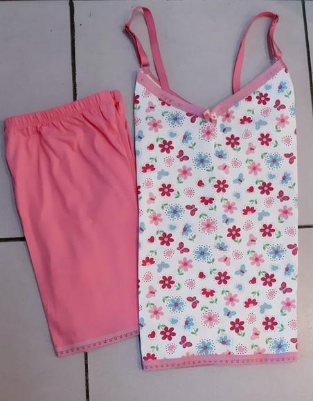 Pijama Curto Tam.m - Malha Algodão Fem.