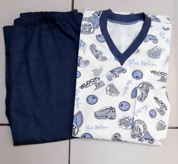 Pijama curto Tam.12 - Malha Masc.