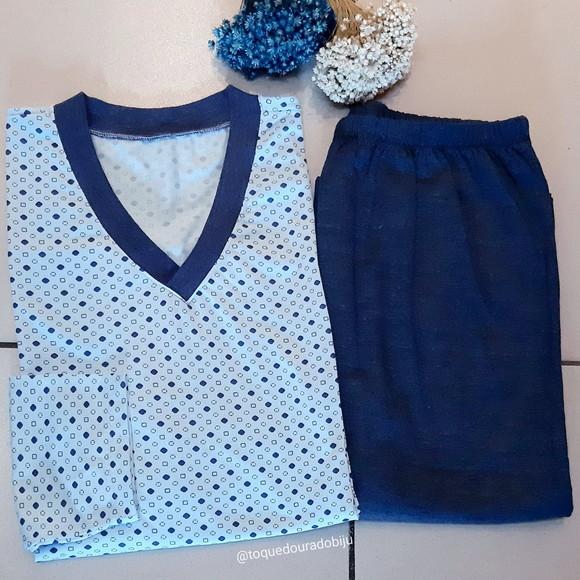 Pijama Longo Masculino Malha