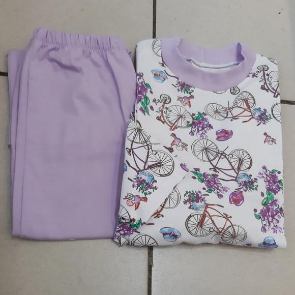 Pijama Longo Tam.08 - Malha Fem.