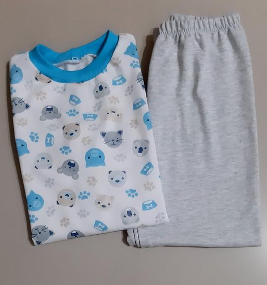 Pijama Longo Tam.06 - Moletinho Masc.