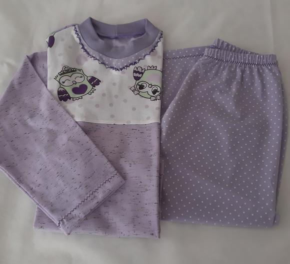 Pijama Longo Tam.04 - Malha Fem.