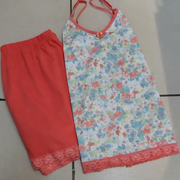 Pijama Curto Tam.M - Malha Algodão Fem.