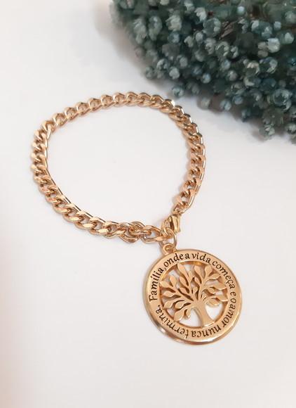 Pulseira em Metal - Árvore da vida