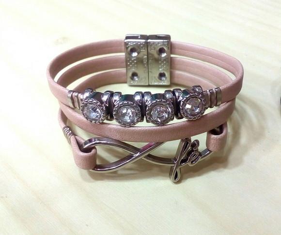 Pulseira em Couro - Fé Infinito