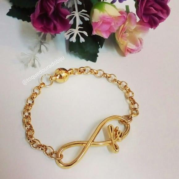 Pulseira em Metal - Fé Infinito