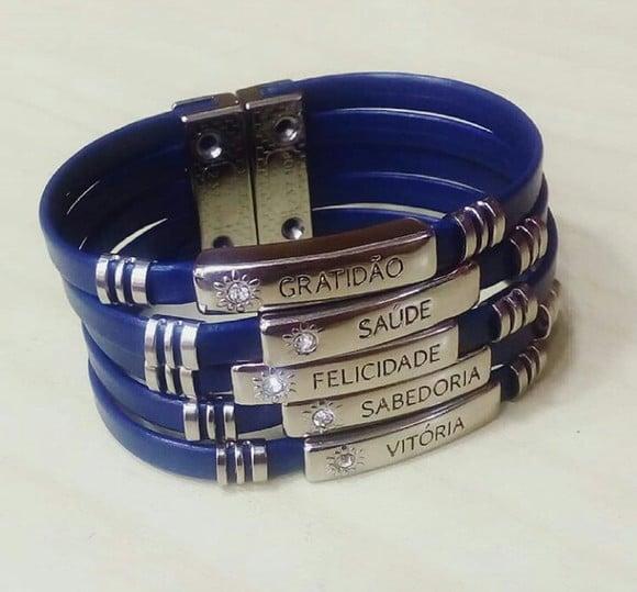 Pulseira Em Couro -