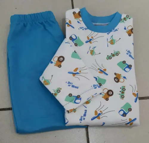 Pijama Longo Tam.02 - Moletinho Masc.