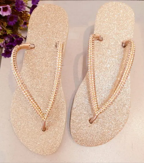Havaianas Sublimada - Brilho Dourado