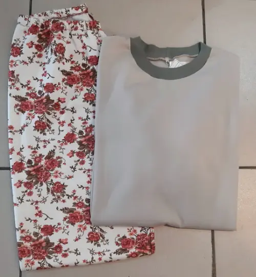 Pijama de Inverno Moletinho Flanelado Tam.g- Feminino