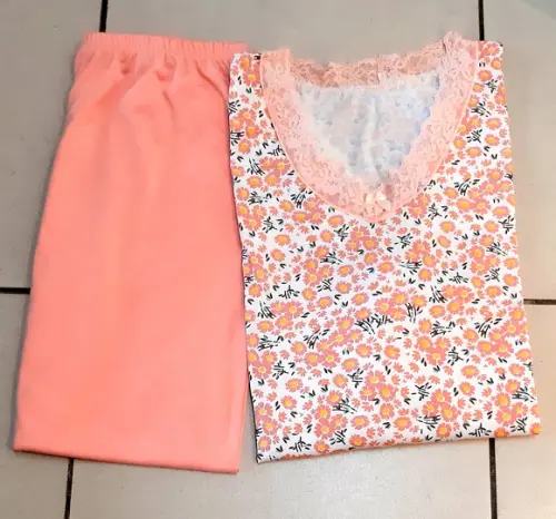 Pijama de Inverno Malha Algodão Feminino Tam.GG