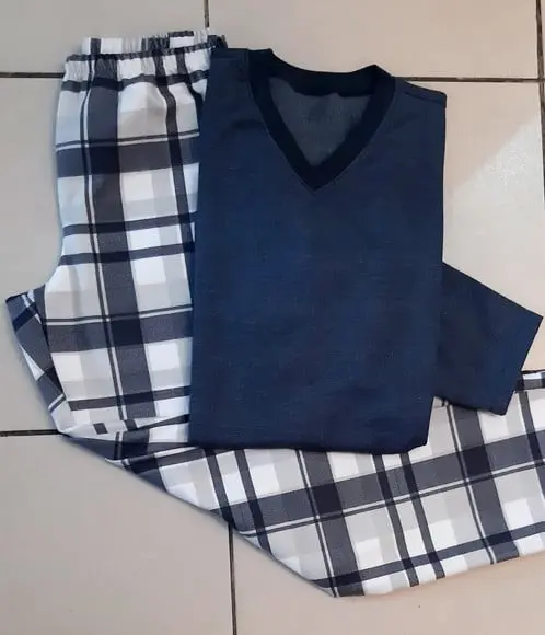 Pijama de Inverno Moletinho Flanelado Masculino