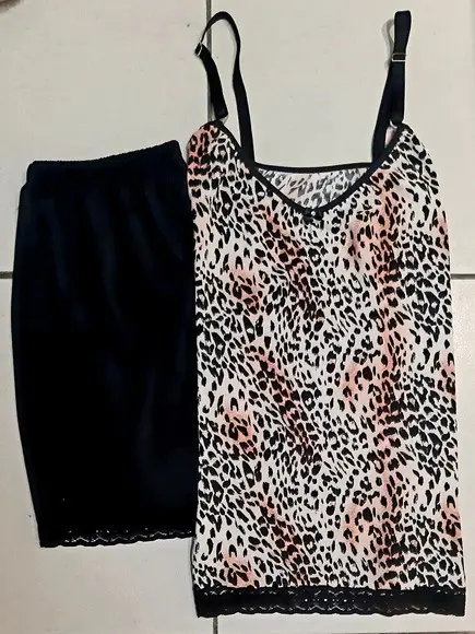 Pijama Curto Tam.M - Malha Fria Fem.