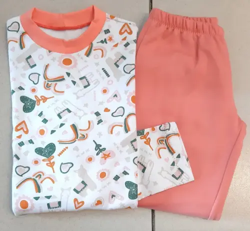 Pijama Inverno Moletinho Flanelado Fem. Tam.04 Infantil