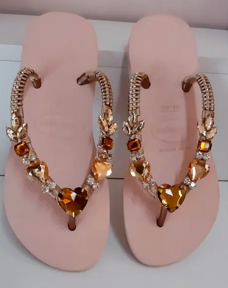 Havaianas Pedrarias - Dourada