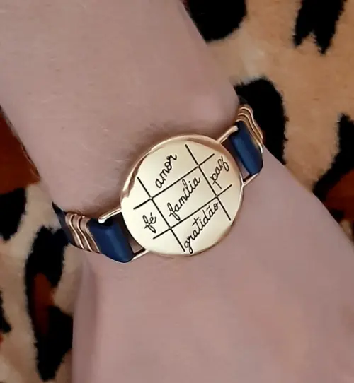 Pulseira em Couro - Família