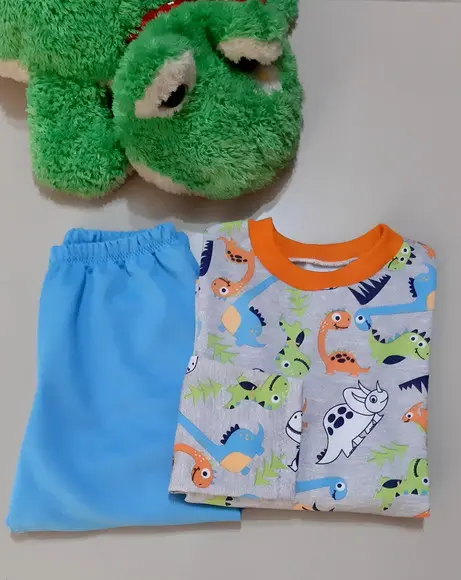 Pijama de Inverno Longo Infantil - Moletinho Flanelado