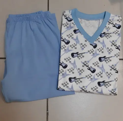 Pijama Longo - Malha Algodão Masc.
