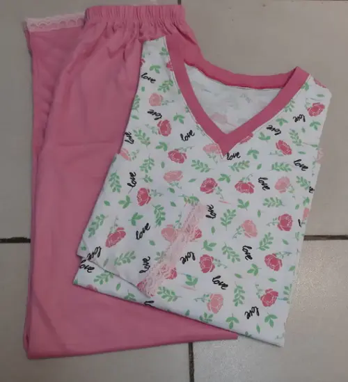 Pijama Inverno Malha de Algodão - Fem.