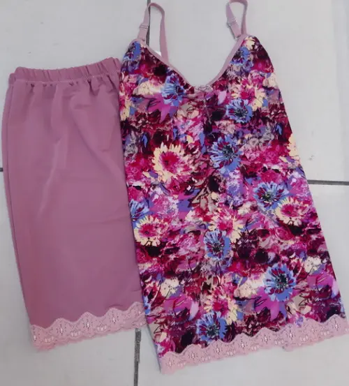 Pijama Curto Tam.M - Malha Fria Fem.