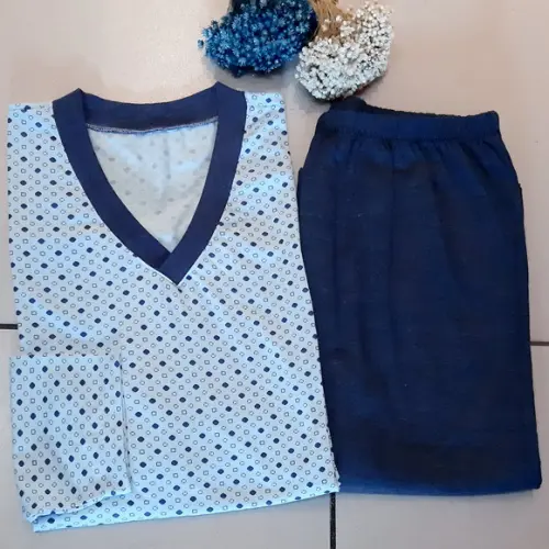 Pijama Curto Tam.12- Malha Masc.