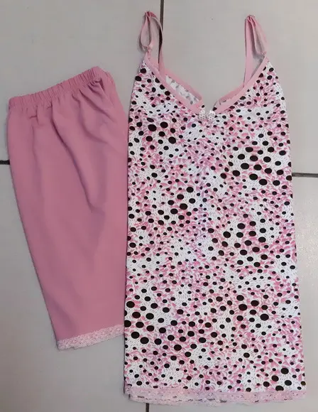 Pijama Curto Tam.G - Malha Fria Fem.