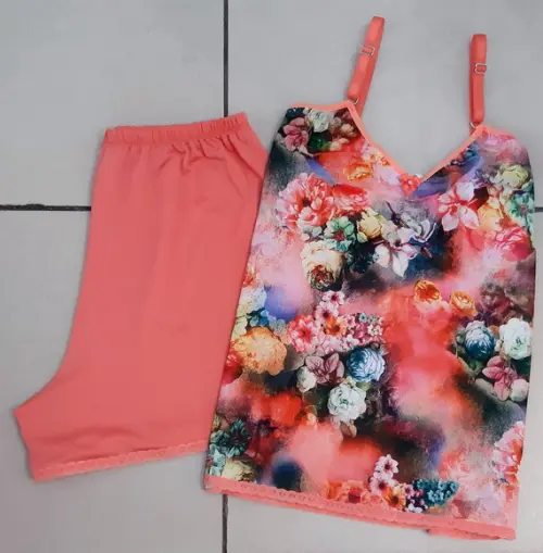 Pijama Curto Tam.G - Malha Fria Fem.