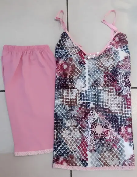 Pijama Curto Tam.GG - Malha Fria Fem.