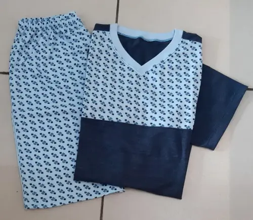 Pijama Curto Tam.12- Malha Masc.