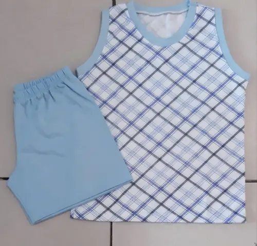 Pijama Curto Tam.06 - Malha Masc.