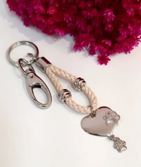 Chaveiro em Couro - Pet