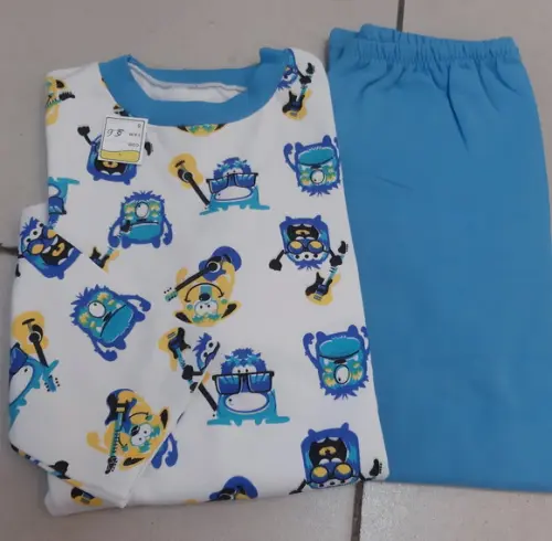 Pijama Longo Tam.06 - Moletinho Masc.
