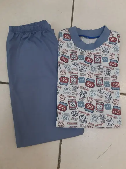 Pijama Longo Tam.12- Malha Masc.